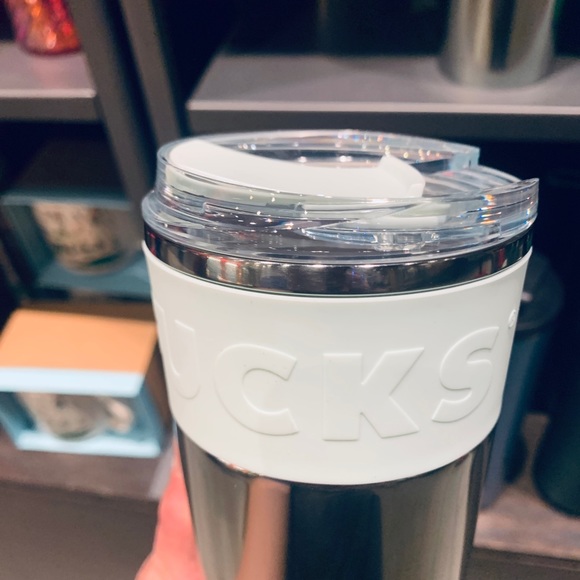 Starbucks Mint Green Cold Brew Cup Stainless Steel Rubber Grip Tumbler New 2023 - Picture 9 of 10